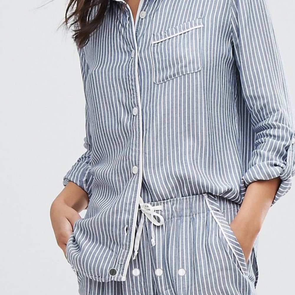 Abercrombie & Fitch A&F menswear pajamas pj set xs